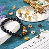 20Pcs 4 Colors Zinc Alloy European Beads FIND-TA0004-03-7