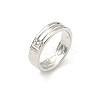 Alloy Wide Finger Rings RJEW-H230-11E-P-1
