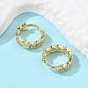 Brass Micro Pave Cubic Zirconia Huggie Hoop Earring EJEW-N011-03G-3
