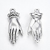 Tibetan Style Alloy Pendants LS-X-TIBE-S323-037AS-RS-2