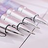 Lipstick Shape Empty Tube Black Ink Ballpoint Pens DIY-H123-A04-6