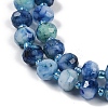 Natural Dyed White Jade Beads Strands G-H057-A22-03-4