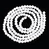 Opaque Solid Color Imitation Jade Glass Beads Strands EGLA-A039-P2mm-D15-2