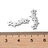 Non-Tarnish 304 Stainless Steel Connector Charms STAS-Q303-26P-3