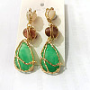 Alloy Resin Dangle Stud Earrings FS-WGDF595-01-1