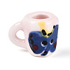 Handmade Porcelain Mug Cup Decoration PORC-T133-20A-1