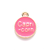 Alloy Enamel Pendants ENAM-S124-01A-03E-3