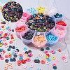 2400Pcs Single Colors Handmade Polymer Clay Beads CLAY-SZ0001-55-5