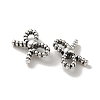 Tibetan Style Alloy Beads PALLOY-P302-01B-AS-2