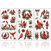 3 Sheets 3 Styles PVC Waterproof Decorative Stickers DIY-WH0404-216-1