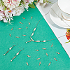 40Pcs Brass Links KK-AR0004-46RG-4