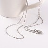 304 Stainless Steel Cable Chain Necklaces NJEW-JN01526-01-2