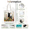 Canvas Women's Tote Bags ABAG-WH0057-002-2