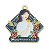 Mother's Day Alloy Enamel Pendants LS-PALLOY-V001-02F-1