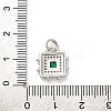 Brass Micro Pave Cubic Zirconia Pendants KK-U033-02P-03-3