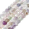 Natural Colorful Fluorite Beads Strands G-P575-C20-6mm-2