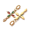 304 Stainless Steel Rhinestone Pendants RB-CBA5CCB-05B-G-3