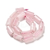 Natural Rose Quartz Beads Strands G-N327-06-17-3