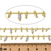 Handmade Brass Column Link Chains CHC-L053-12G-03-2
