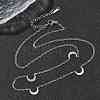 304 Stainless Steel Link Chain Necklaces for Women Men NJEW-K292-01I-P-1