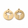 Ion Plating(IP) 304 Stainless Steel Pendants STAS-E185-34G-1