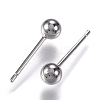 925 Sterling Silver Ball Stud Earring STER-F040-02P-4mm-2