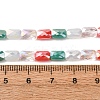 Electroplate Glass Beads Strands EGLA-D300-05-16-4