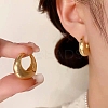 Brass Hoop Earrings EJEW-Q391-23G-1