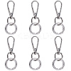 Teardrop Alloy Swivel Clasps PURS-SP0001-02P-1