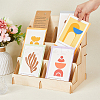 Wooden Multi-layer Cosmetic Storage Organizer Box MRMJ-WH0075-84-4