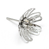 Non-Tarnish 304 Stainless Steel Stud Earring Settings LS-X-STAS-T008-143-1