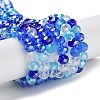 Glass Beads Strands EGLA-A034-M6mm-25-2