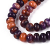 Halloween Theme Dyed Natural White Jade Beads Strands G-T139-58A-01-3