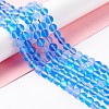 Synthetic Moonstone Beads Strands G-E573-01B-19-1