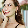 50Pcs 304 Stainless Steel Leverback Earring Findings with Pendant Bails STAS-BBC0001-52G-6