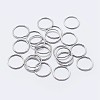 925 Sterling Silver Soldered Closed Jump Rings STER-F036-03P-0.7x5-1