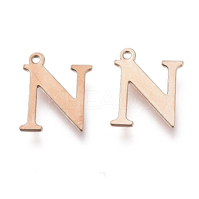PVD Vacuum Plating 304 Stainless Steel Charms STAS-H112-N-RG-1