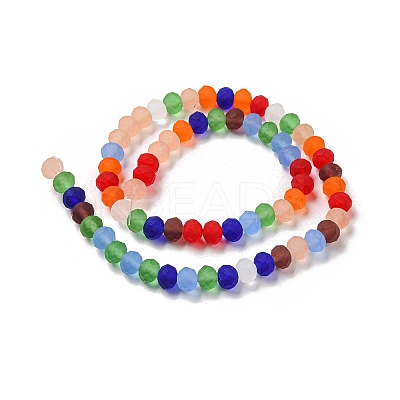 Transparent Glass Beads Strands EGLA-A034-M8mm-63-1