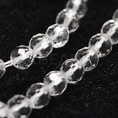 Natural Quartz Crystal Beads Strands X-G-D840-11-4mm-1