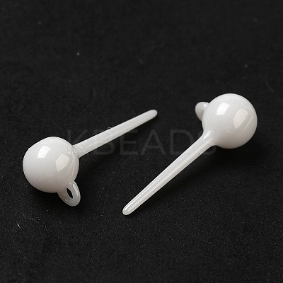 Hypoallergenic Bioceramics Zirconia Ceramic Ear Hooks X-EJEW-F340-12-1