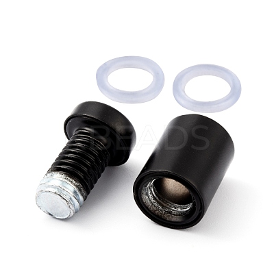 20Pcs 2 Colors 201 Stainless Steel Magnetic Screw FIND-NB0001-98-1