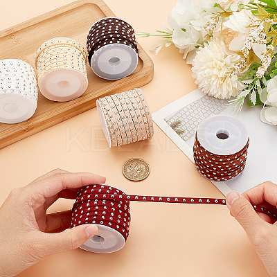 6 Rolls 6 Colors Faux Suede Cord LW-PH0002-24-1