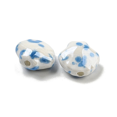 Shell Shape Handmade Porcelain Beads X1-PORC-E022-01F-1