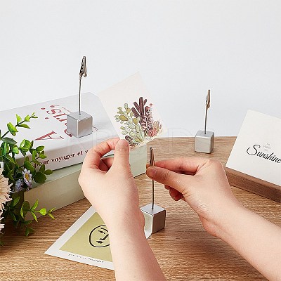 Square Base Resin Memo Holders AJEW-WH0141-04A-1