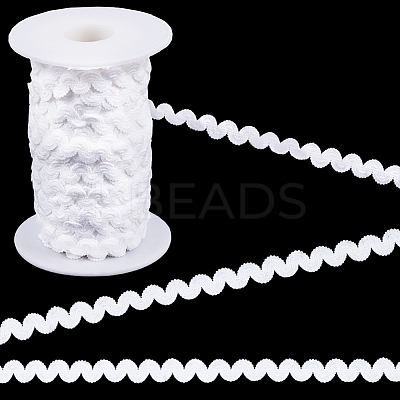 25M Nylon S Shaped Lace Ribbon OCOR-GF0003-60B-1