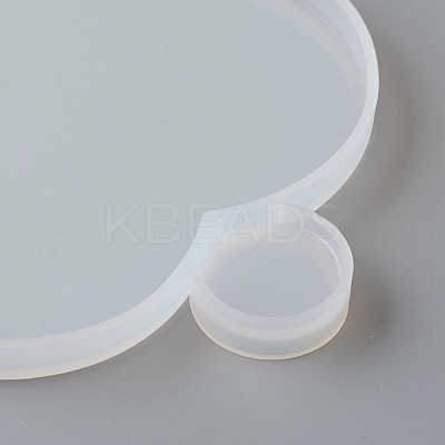 Flower Lid Silicone Molds LS-AJEW-D046-17-1