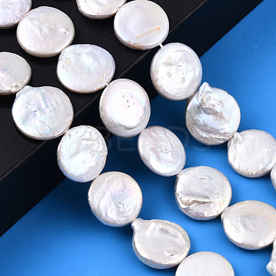 Natural Baroque Pearl Keshi Pearl Beads Strands PEAR-S018-06E-1