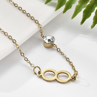 201 Stainless Steel Cable Chain Bracelets BJEW-H205-01C-G-1
