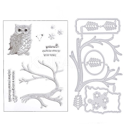 1 Sheet Silicone Clear Stamps DIY-GF0007-03-1