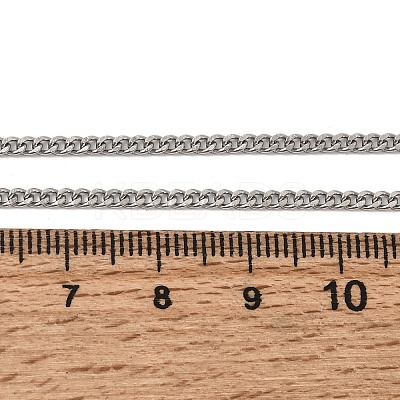12Pcs 2.2MM 304 Stainless Steel Twisted Chain Necklaces for Men Women NJEW-H093-17P-02-1
